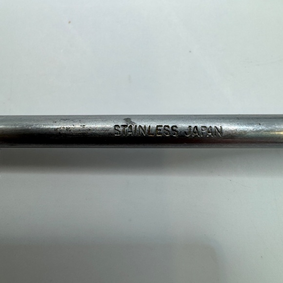 Oneida Stainless Steel Teak Wood Handled Fondue Forks with Gaming Dice Numerals. - Picture 6 of 7